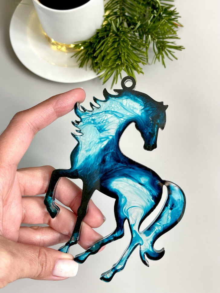 No. 786 Glossy Horse Silicone Mold - image 2