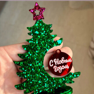 No. 901 Crystal Christmas Tree 2025 Silicone Mold - image 1