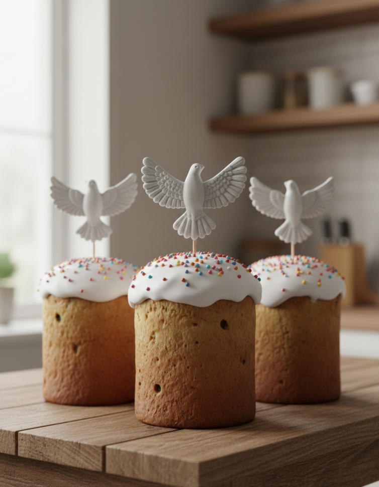 No. 4077 Doves Silicone Mold - image 10