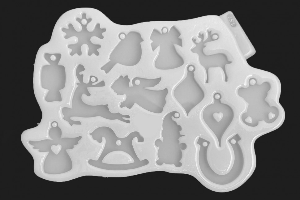 No. 157 Small Christmas Ornaments Silicone Mold - image 2