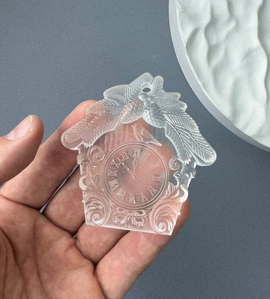 No. 766 Cuckoo Clock Silicone Mold - image 3