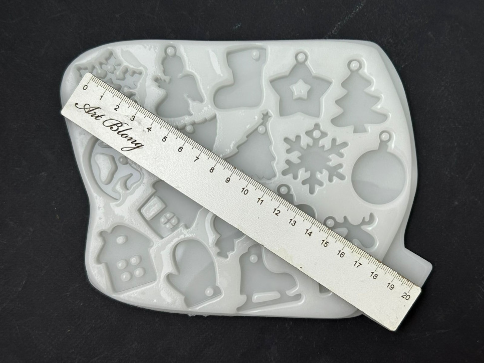 No. 150 Mini Christmas Ornaments Silicone Mold - image 3