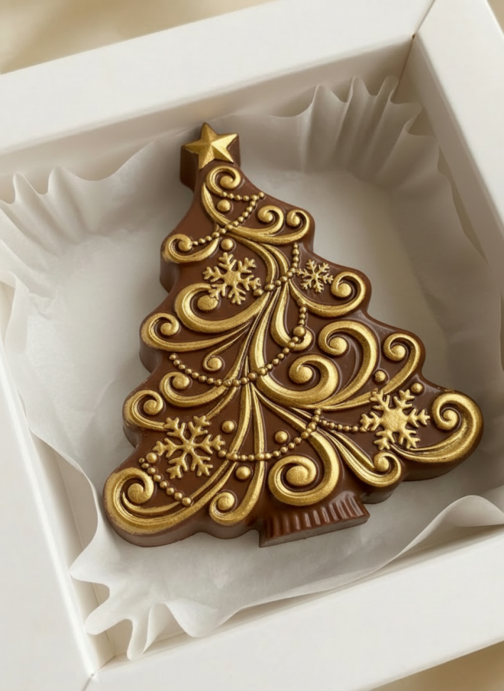 No. 4067 Christmas Tree for Dubai Chocolate Silicone Mold - image 2
