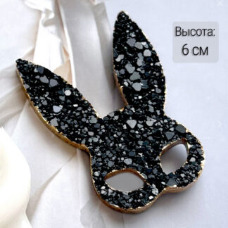 No. 651 Crystal Bunny Mask Silicone Mold - image 1
