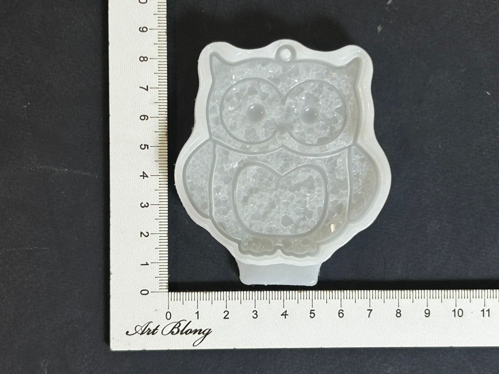 No. 165 Crystal Owl Silicone Mold - image 4
