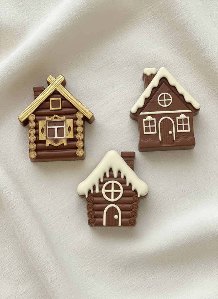 No. 4082 Houses Silicone Mold - image 6
