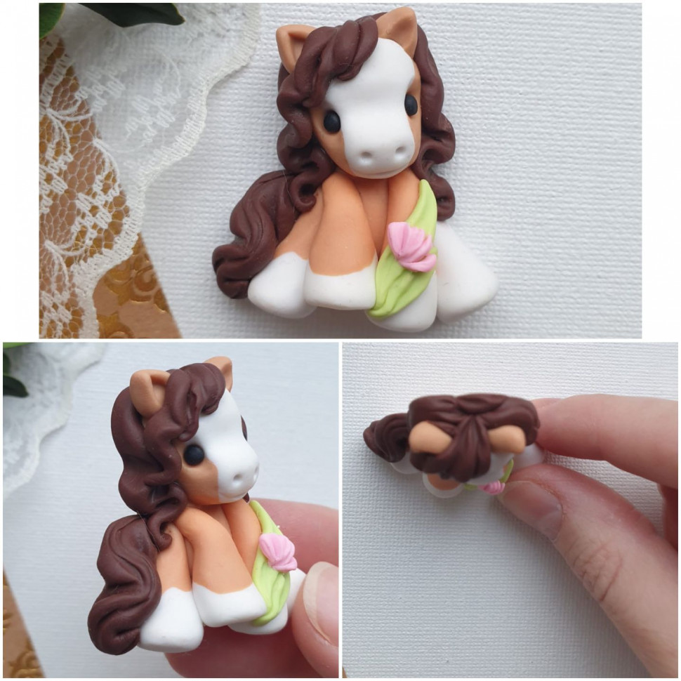 No. 984 Horses Silicone Mold - image 4