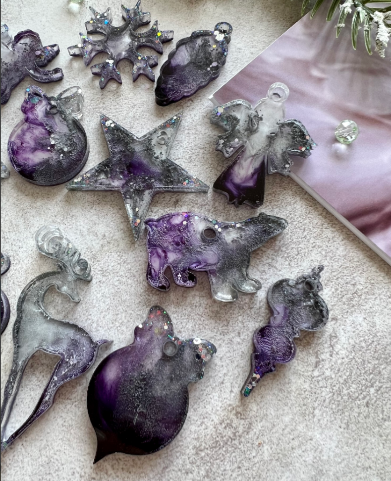 No. 151 Small Christmas Ornaments Silicone Mold - image 4