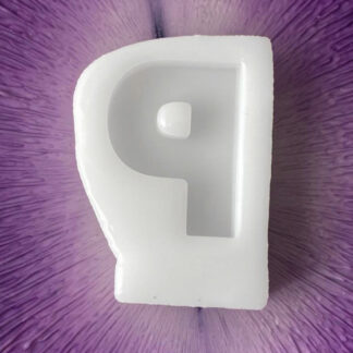 Cyrillic Letter Er - Latin P Silicone Mold - image 1
