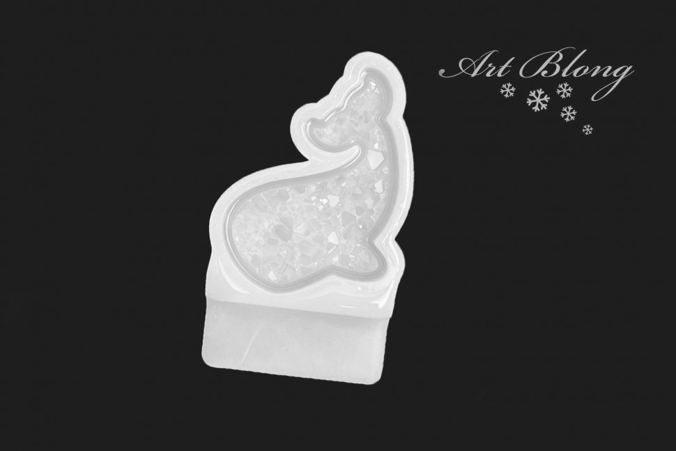 No. 658 Crystal Whale with Border Silicone Mold - image 2