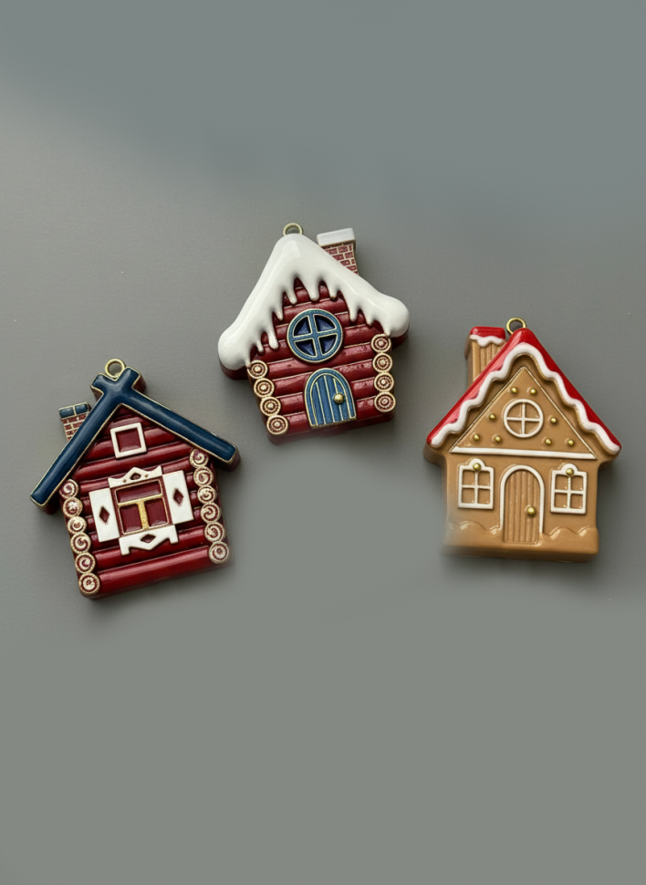 No. 4082 Houses Silicone Mold - image 3