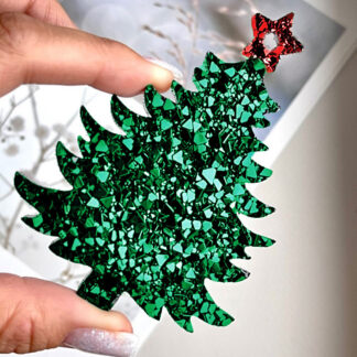 No. 195 Crystal Christmas Tree Silicone Mold - image 1