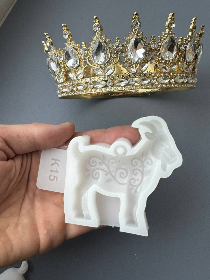 No. K20 Goat Silicone Mold - image 4
