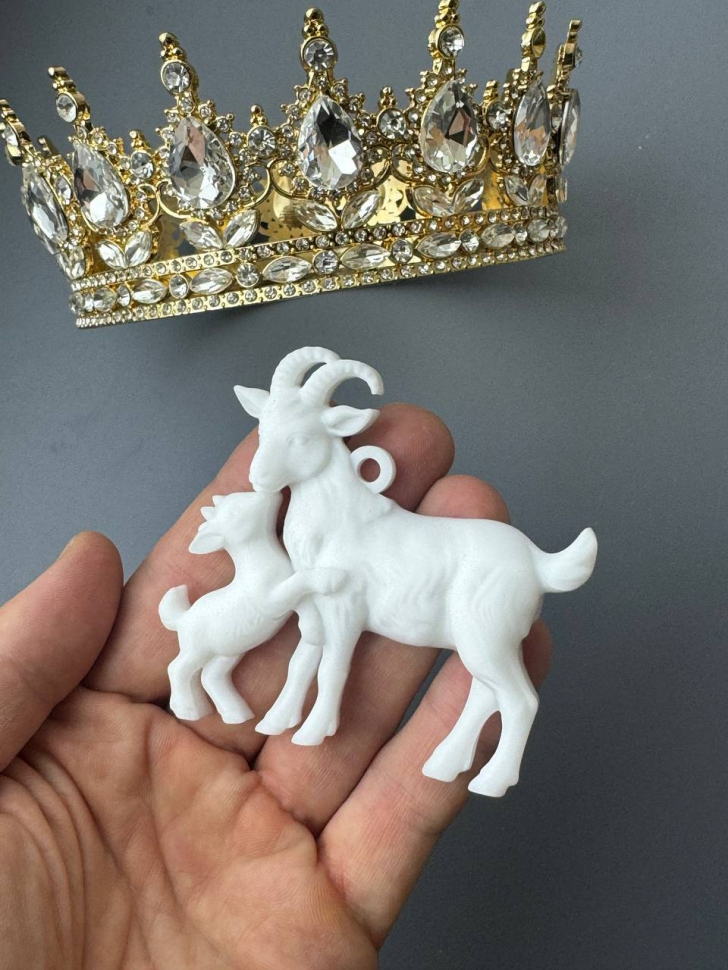 No. K13 Goat and Kid Silicone Mold - image 5