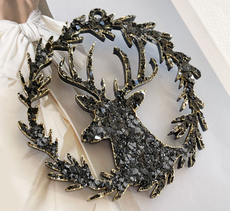 No. 105 Reindeer in a Bauble Silicone Mold - image 4