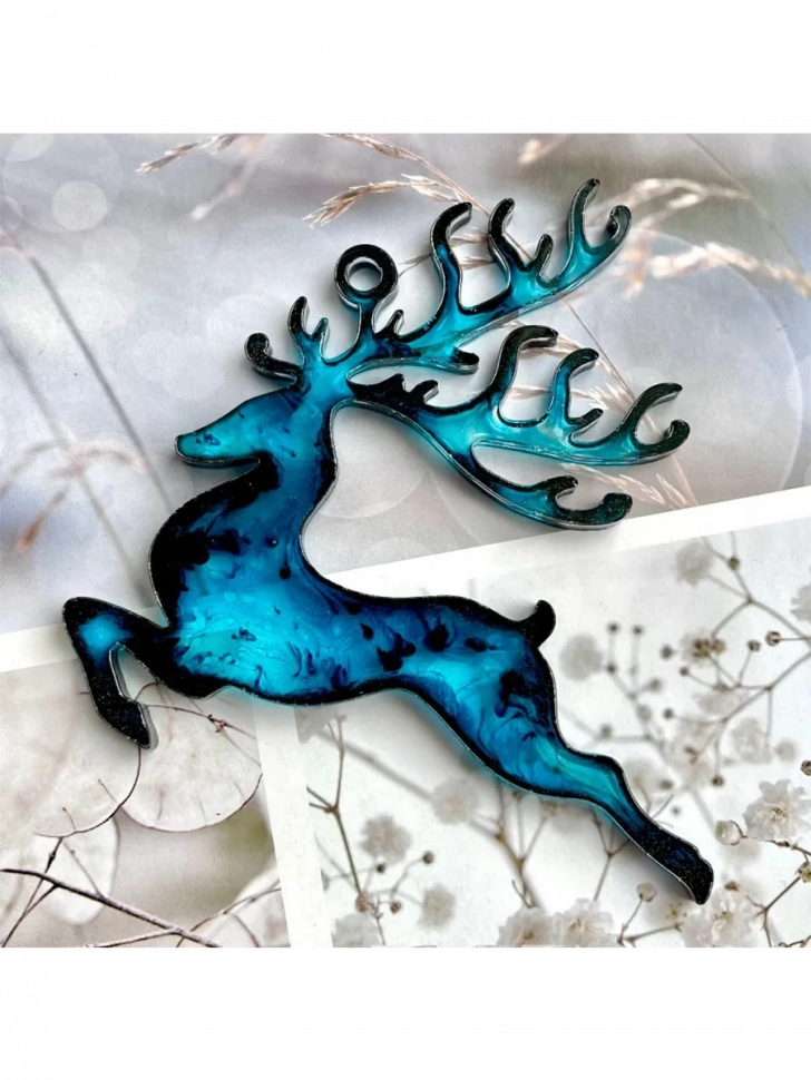 No. 185 Reindeer Silicone Mold - image 2