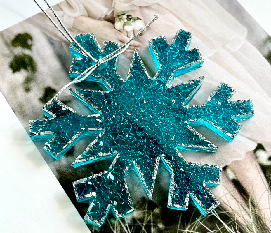 No. 107 Crystal Snowflake Silicone Mold - image 1