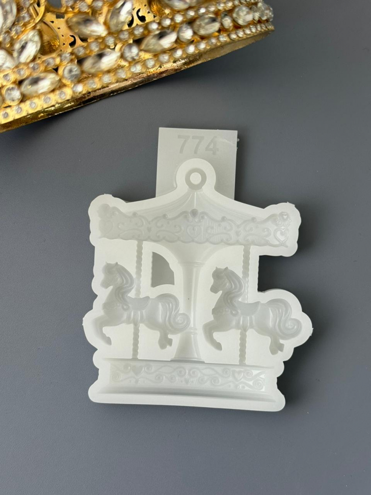 No. 774 Carousel, 3D Silicone Mold - image 4