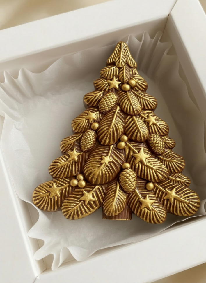 No. 4066 Christmas Tree for Dubai Chocolate Silicone Mold - image 6