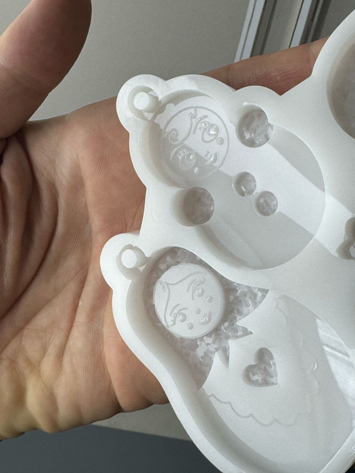 No. 272 Matryoshka, Snow Maiden and Roly-Poly Doll Silicone Mold - image 3