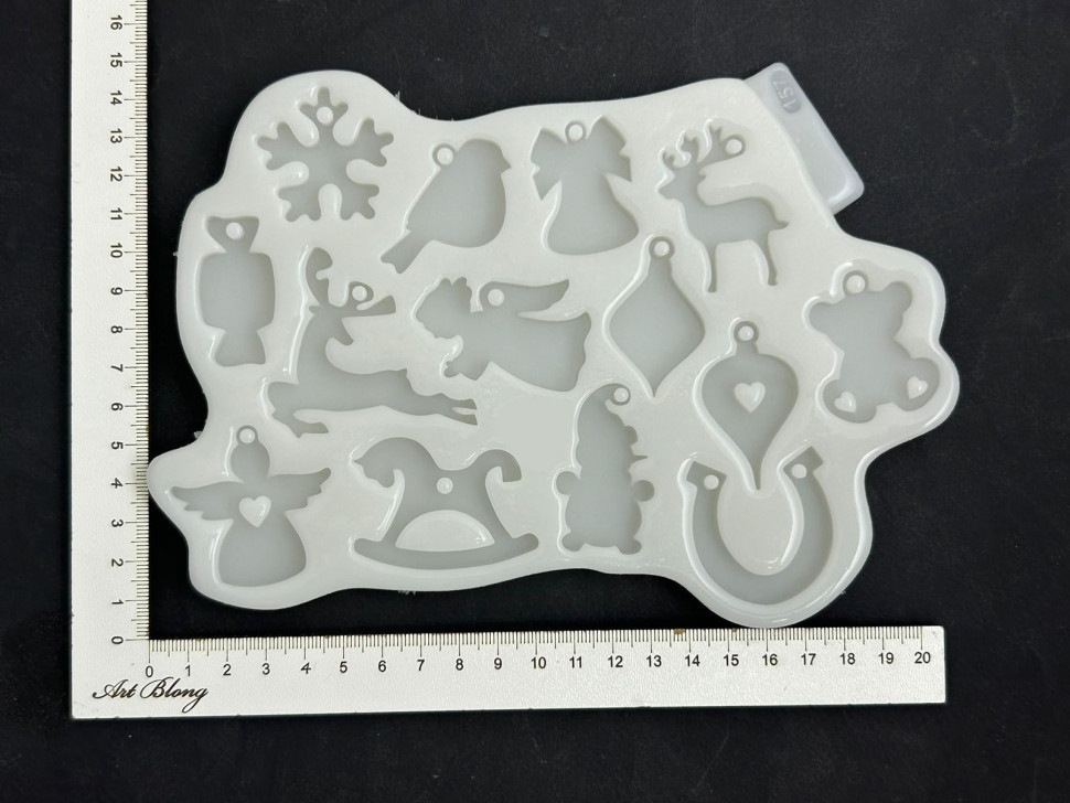 No. 157 Small Christmas Ornaments Silicone Mold - image 3