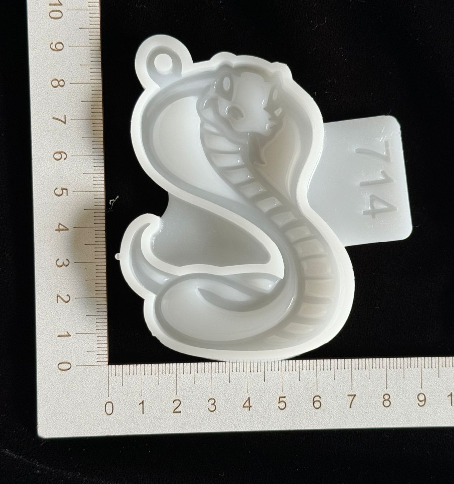 No. 000000 Cobra with Border, 3D Silicone Mold - image 2