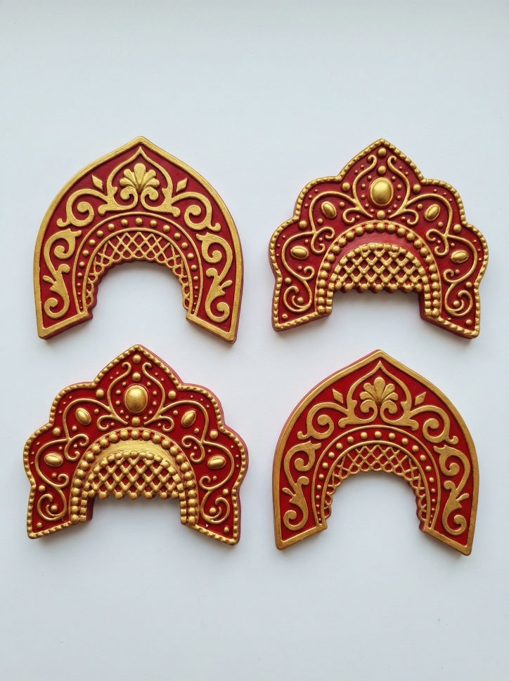 No. 4052 Russian Folk Design Silicone Mold - image 6