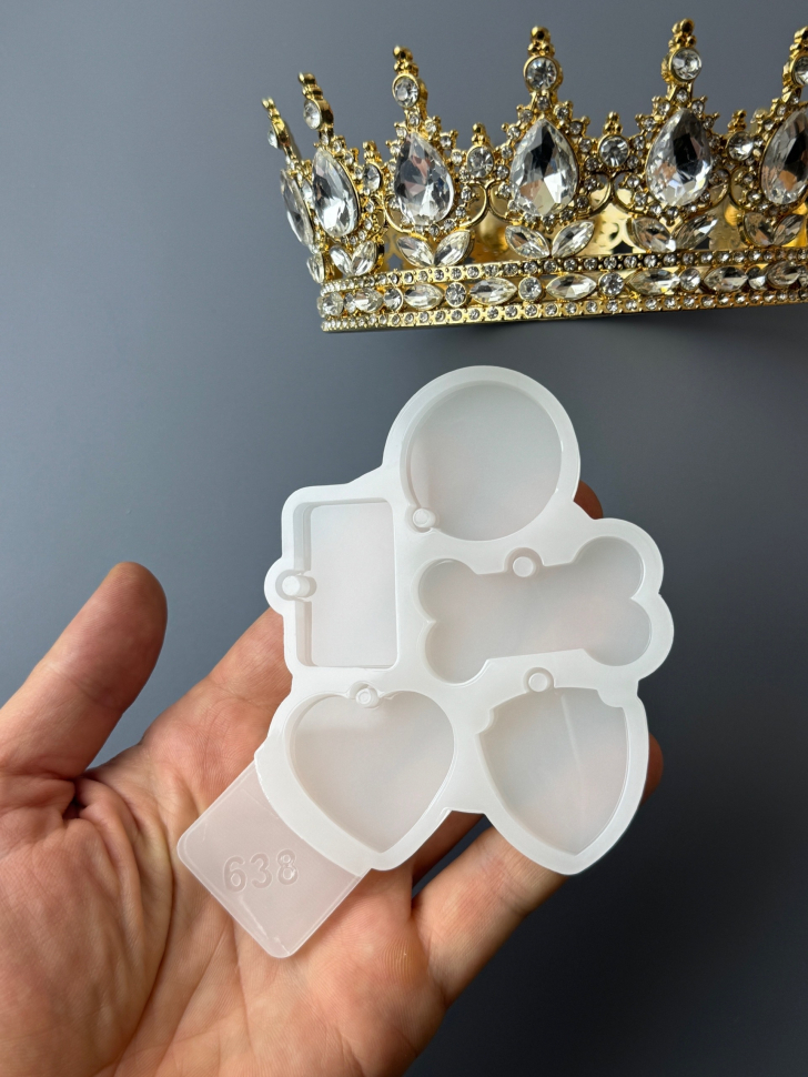 No. 638 Pet Name Tags Silicone Mold - image 5