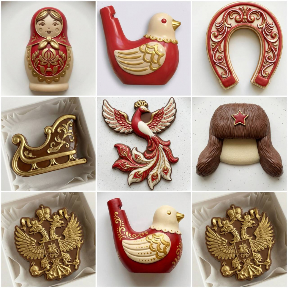 No. 4049 Russian Folk Design Silicone Mold - image 7