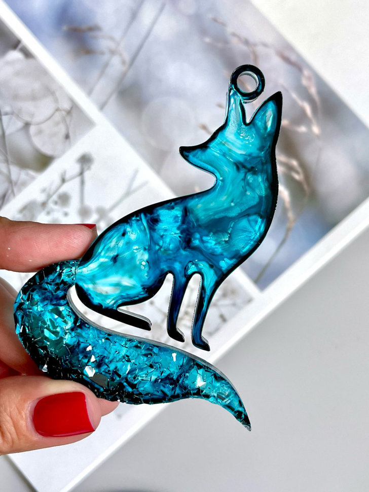 No. 716 Foxes Silicone Mold - image 3