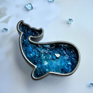 No. 658 Crystal Whale with Border Silicone Mold - image 1