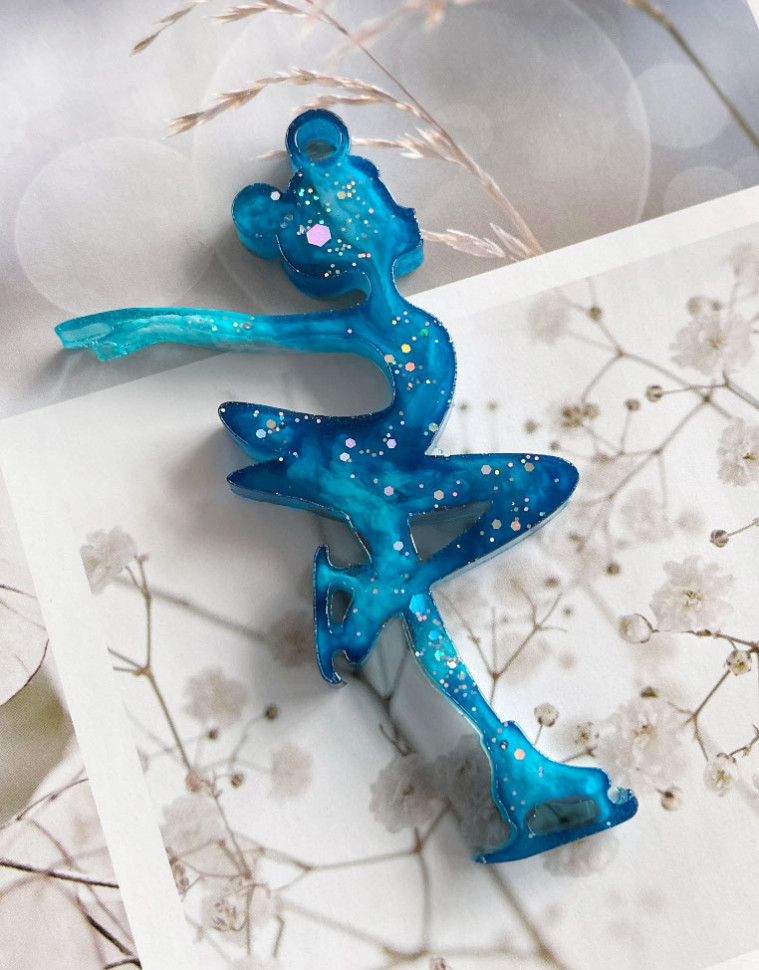 No. 231 Figure Skater Silicone Mold - image 2