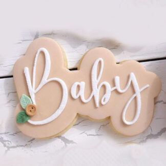 No. 1042 BABY Plaque Silicone Mold - image 1