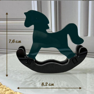 No. 4018 Glossy Rocking Horse Silicone Mold - image 1