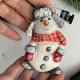 No. 194 Snowman Silicone Mold - image 1