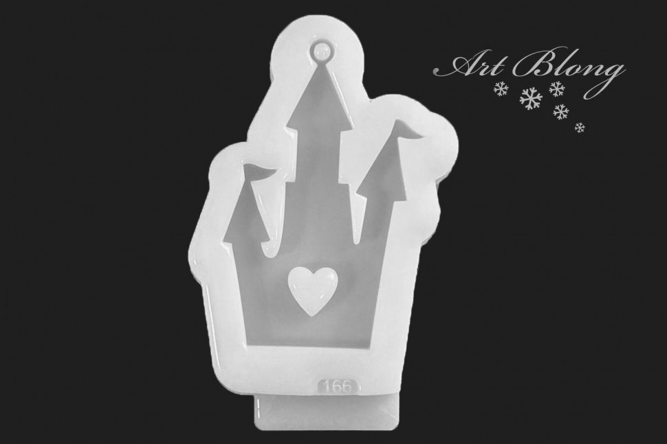 No. 166 Castle Silicone Mold - image 3
