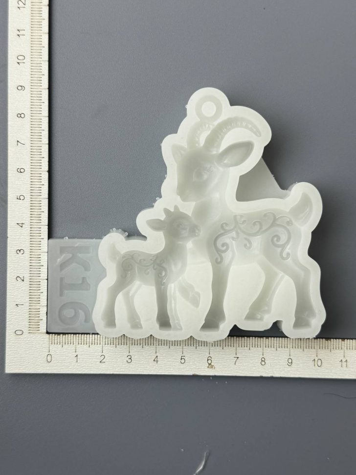 No. K16 Goat and Kid Silicone Mold - image 4
