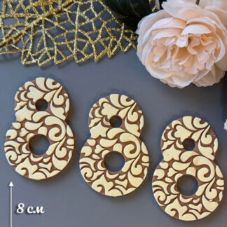 No. 996 Russian 8 March Lettering Silicone Mold - image 1