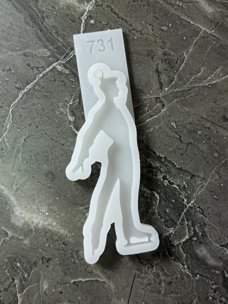 No. 731 Figure Skater Silicone Mold - image 2
