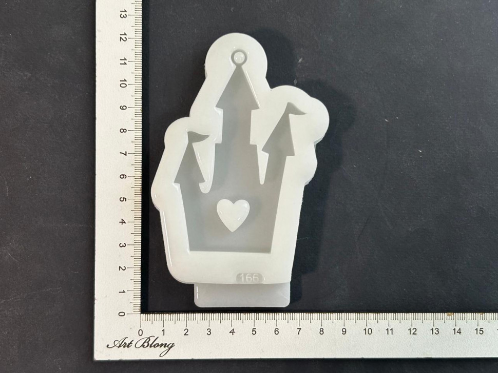 No. 166 Castle Silicone Mold - image 5