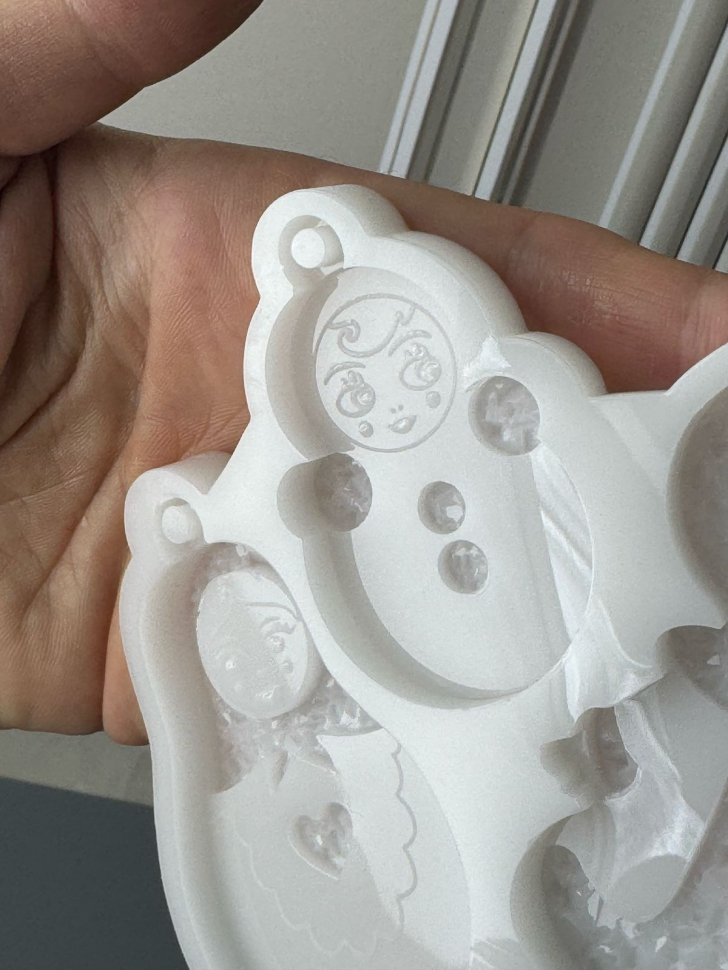 No. 272 Matryoshka, Snow Maiden and Roly-Poly Doll Silicone Mold - image 5