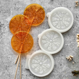 No. 934 Crystal Orange Slices Silicone Mold - image 1