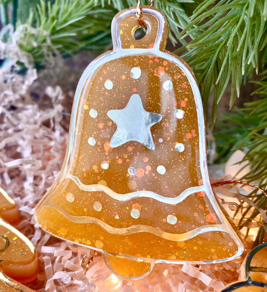 No. 104 Christmas Bell Silicone Mold - image 4
