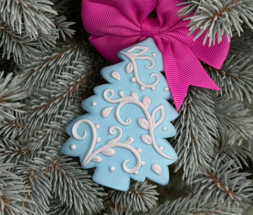 No. 163 Christmas Tree Silicone Mold - image 5