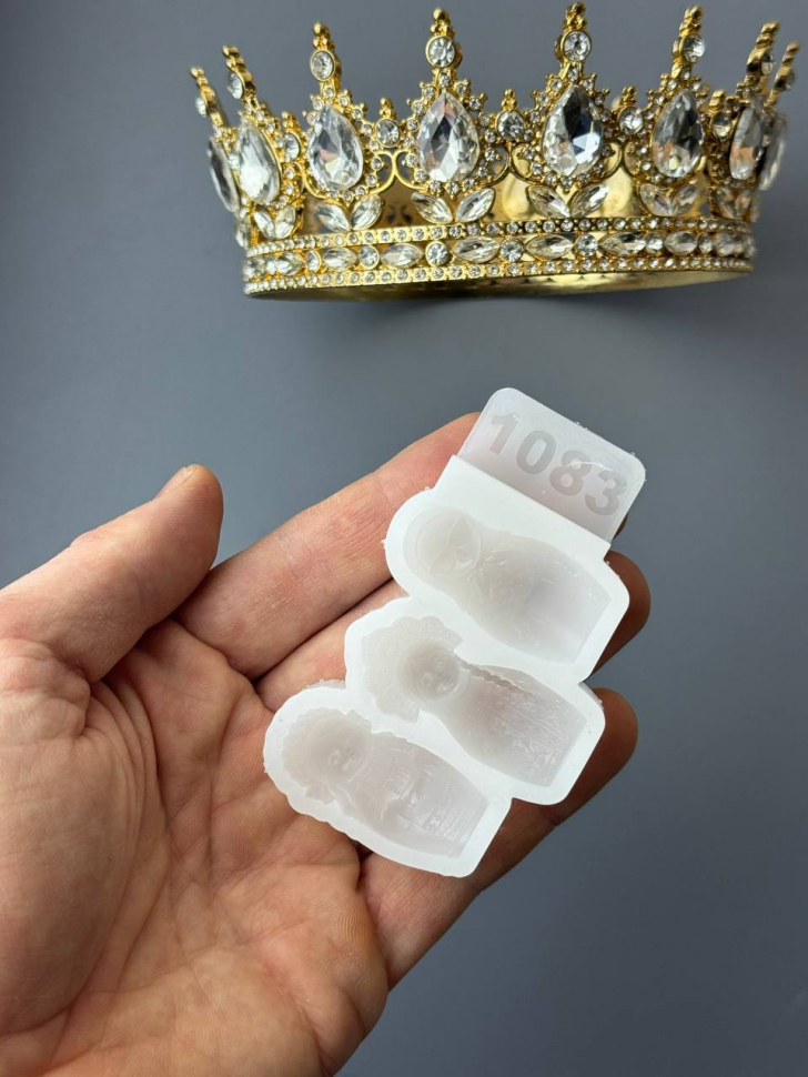 No. 1083 Mini Matryoshka Dolls Silicone Mold - image 2