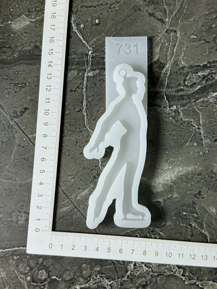 No. 731 Figure Skater Silicone Mold - image 3