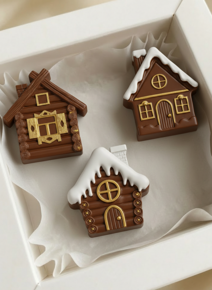 No. 4082 Houses Silicone Mold - image 7