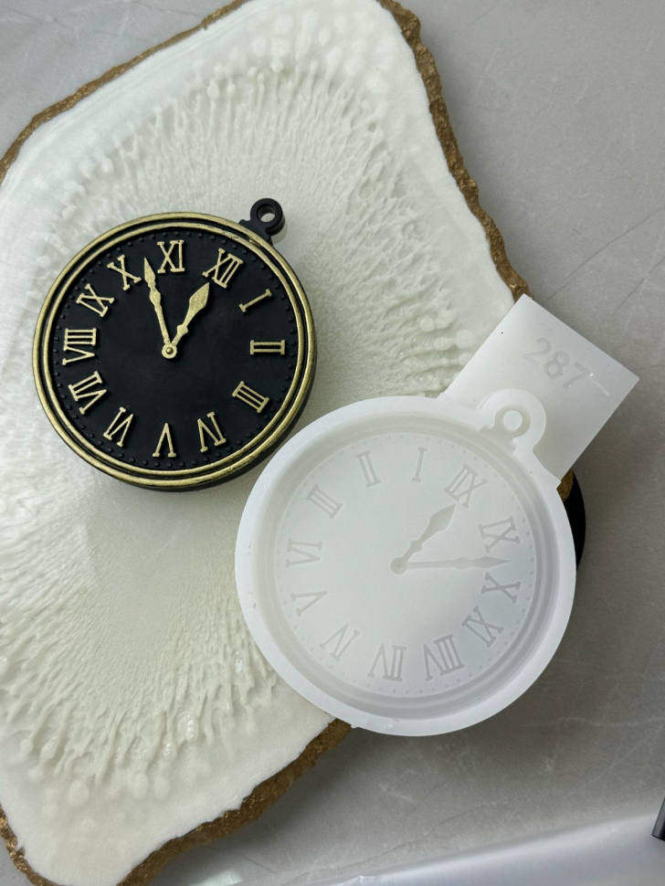 No. 276 Chiming Clock Silicone Mold - image 4