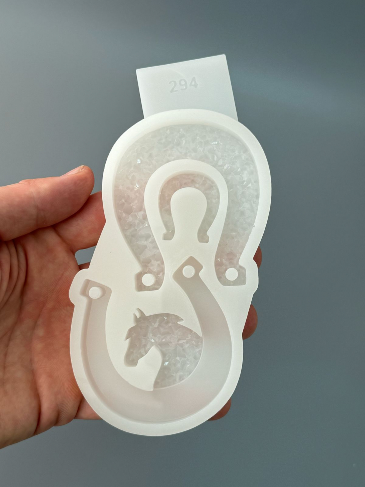 No. 294 Horseshoes for Christmas Ornaments Silicone Mold - image 5