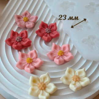 No. 4003 Flowers Silicone Mold - image 1